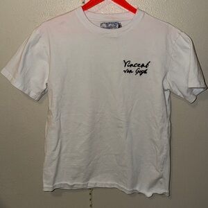 Rebel Vengeance Vincent van Gogh Wheatfield Graphic T-Shirt – White – Size M